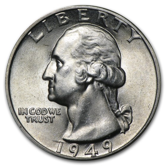 1949-D Washington Quarter BU 1949-D Washington Quarter BU